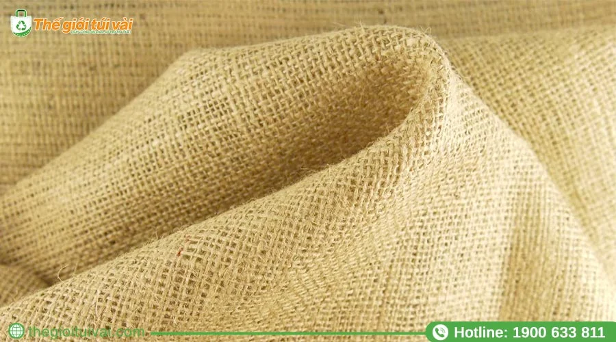 Túi đay dây rút với chất liệu đay thiên nhiên, độ bền cao