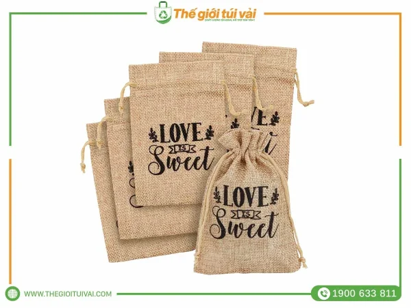 Túi vải đay dây rút gallery
