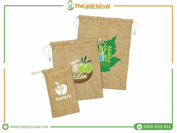 Túi vải đay dây rút gallery
