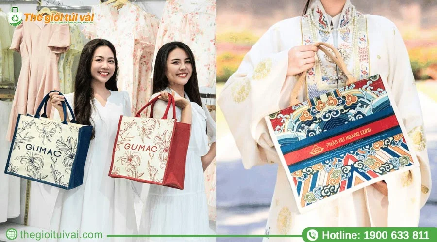 Túi đay linen in các họa tiết và hình ảnh nghệ thuật đẹp mắt Túi đay linen in các họa tiết và hình ảnh nghệ thuật đẹp mắt