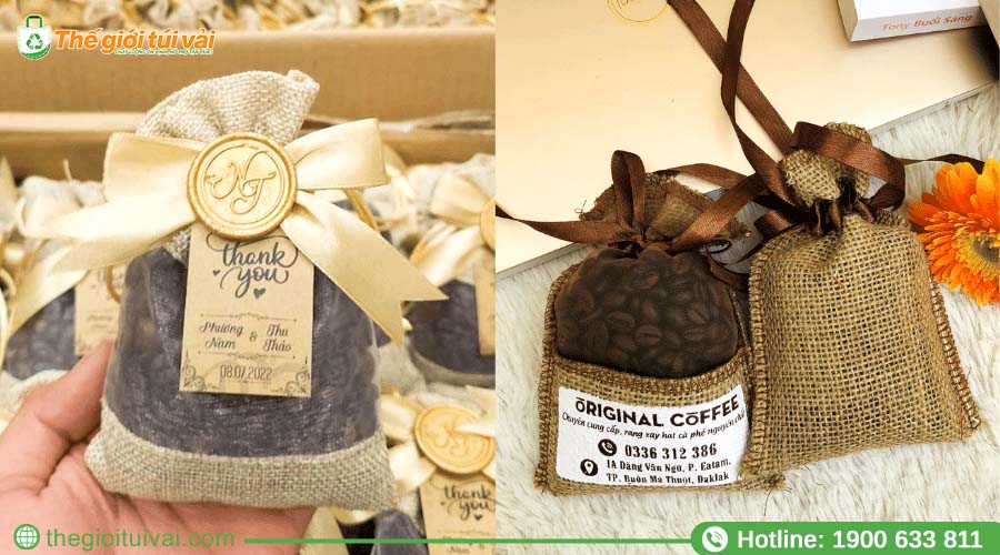 Mẫu túi thơm vải đay nhỏ gọn, dễ dàng treo trên xe Mẫu túi thơm vải đay nhỏ gọn, dễ dàng treo trên xe