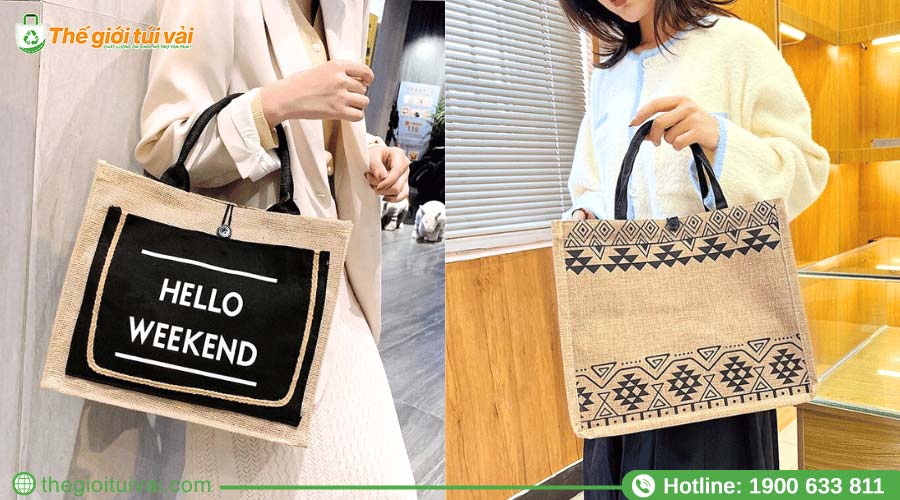 Mẫu túi xách vải đay thời trang cao cấp, thẩm mỹ Mẫu túi xách vải đay thời trang cao cấp, thẩm mỹ
