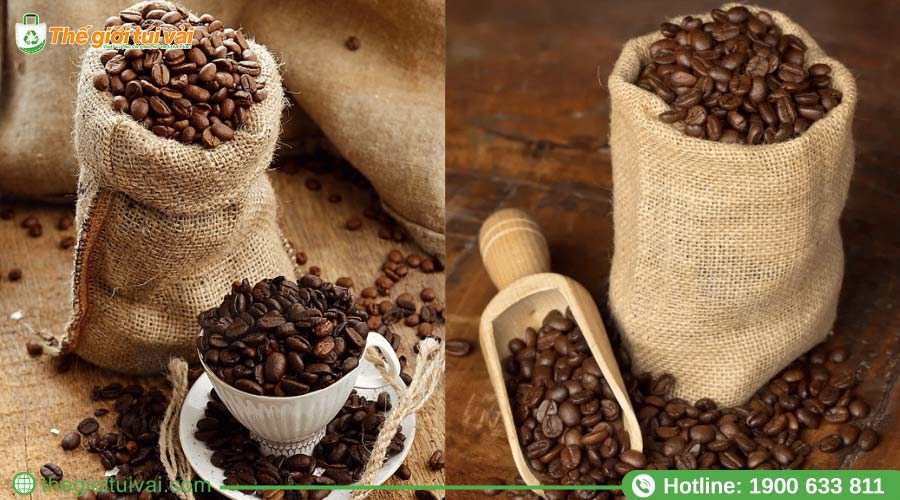 Túi vải đay đựng cà phê giúp giữ hương vị và độ tươi ngon Túi vải đay đựng cà phê giúp giữ hương vị và độ tươi ngon