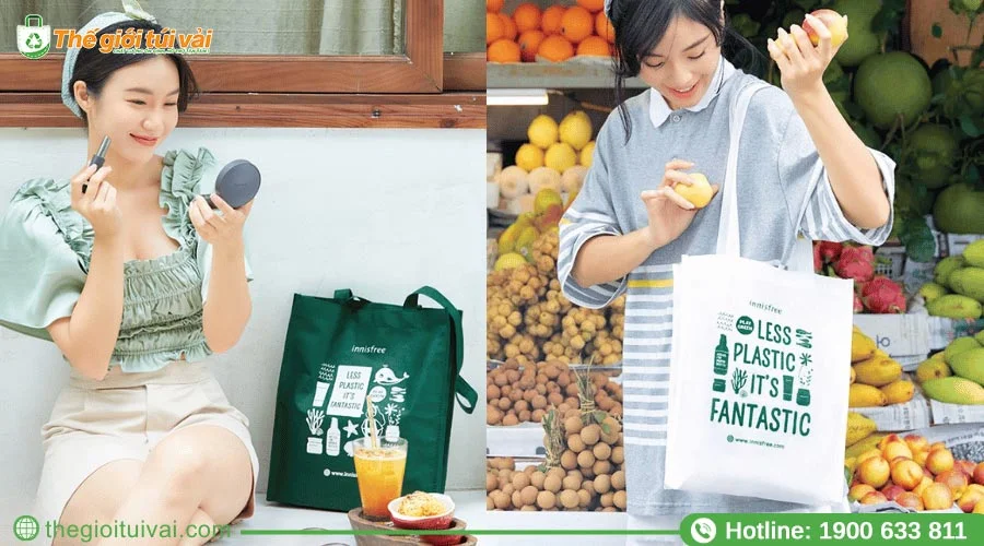 Màu sắc phổ biến của túi vải đi chợ hiện nay Màu sắc phổ biến của túi vải đi chợ hiện nay
