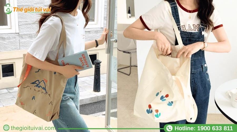 Túi vải đi học - lựa chọn tối ưu cho các bạn học sinh, sinh viên Túi vải đi học - lựa chọn tối ưu cho các bạn học sinh, sinh viên