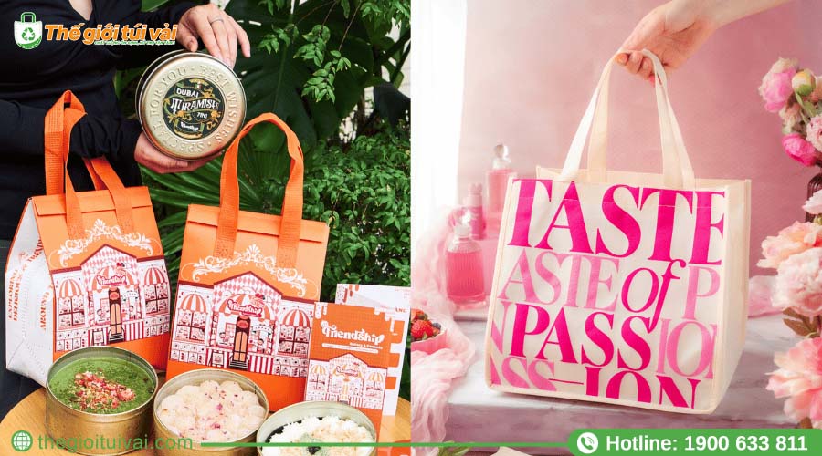 Bộ sưu tập túi vải bánh kem phiên bản giới hạn của thương hiệu Bộ sưu tập túi vải bánh kem phiên bản giới hạn của thương hiệu