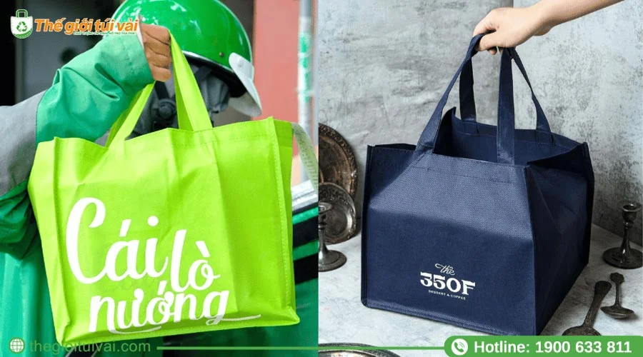 Túi đựng bánh kem làm từ vải không dệt Túi đựng bánh kem làm từ vải không dệt