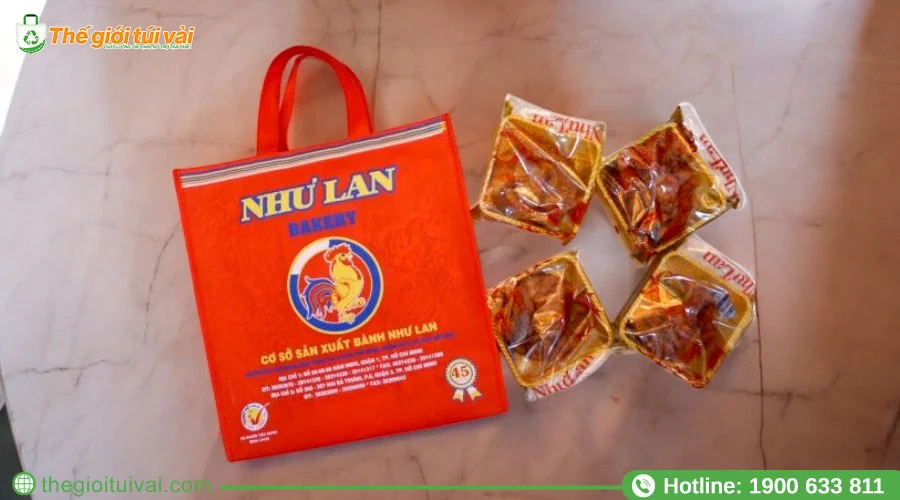 Túi đựng bánh trung thu vải không dệt Túi đựng bánh trung thu vải không dệt