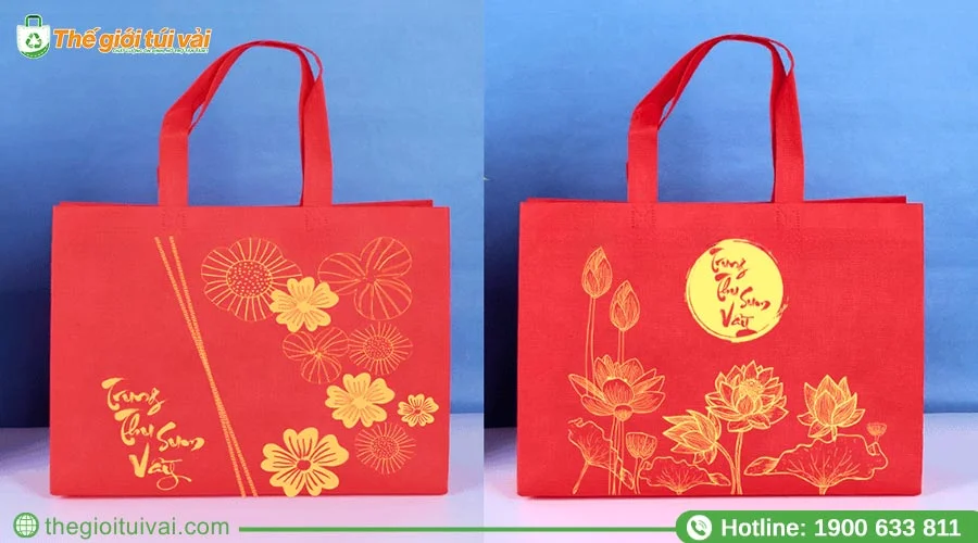 Ý tưởng thiết kế túi vải đựng bánh trung thu in các họa tiết bắt mắt Ý tưởng thiết kế túi vải đựng bánh trung thu in các họa tiết bắt mắt