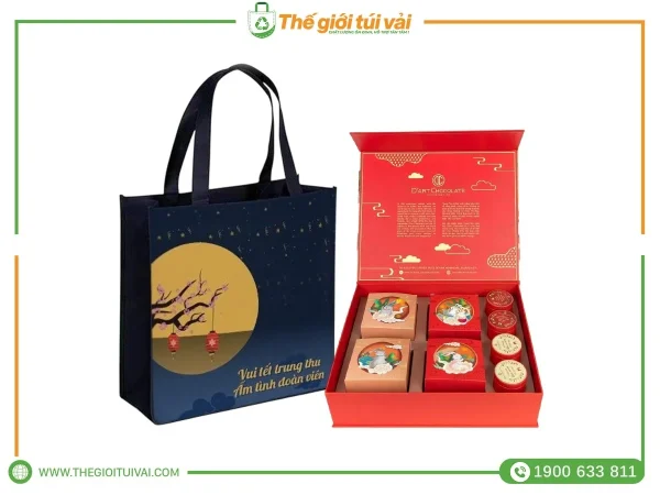 Túi vải đựng bánh trung thu gallery