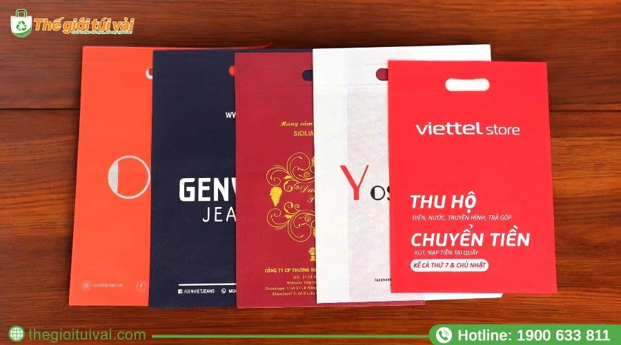 Màu sắc phổ biến của túi vải đựng điện thoại