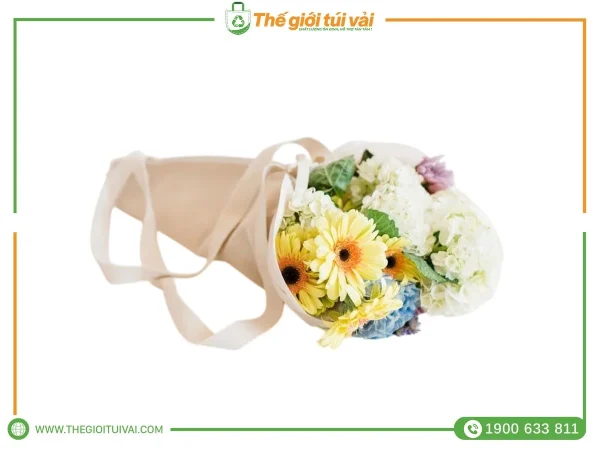 Túi vải đựng hoa gallery