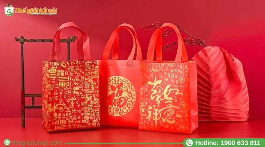 Kích thước thường được lựa chọn sản xuất túi vải chúc mừng năm mới Kích thước thường được lựa chọn sản xuất túi vải chúc mừng năm mới