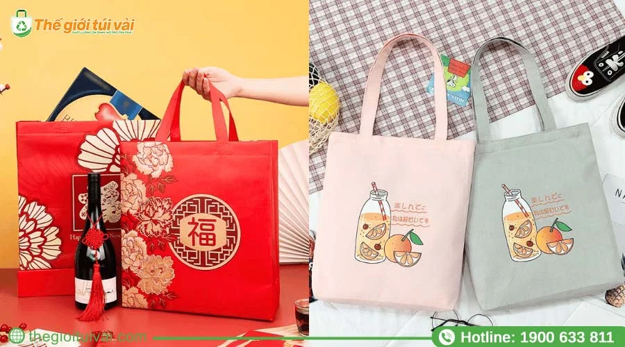 Túi vải đựng quà là lựa chọn lý tưởng đựng và bảo vệ quà bên trong Túi vải đựng quà là lựa chọn lý tưởng đựng và bảo vệ quà bên trong