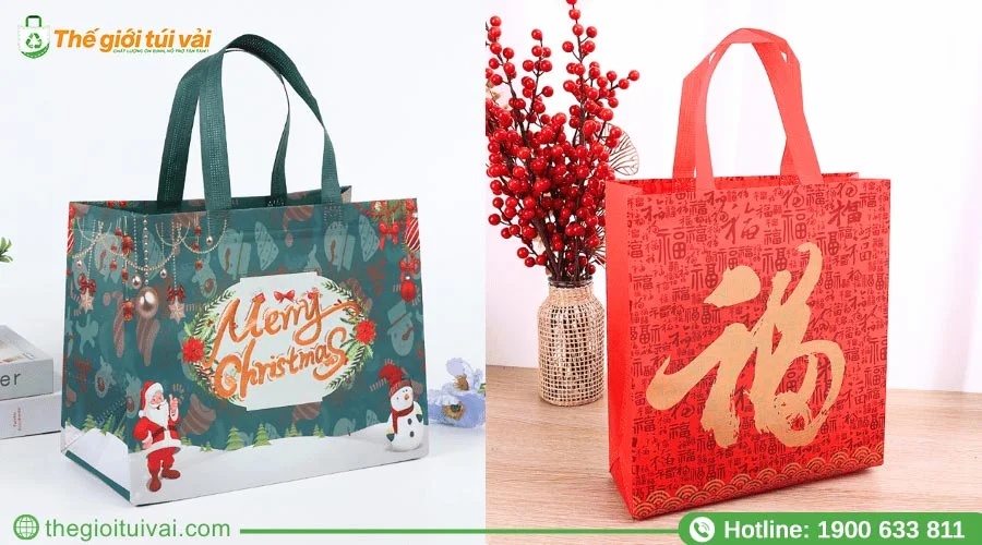 In túi vải đựng quà bằng phương pháp kỹ thuật số In túi vải đựng quà bằng phương pháp kỹ thuật số