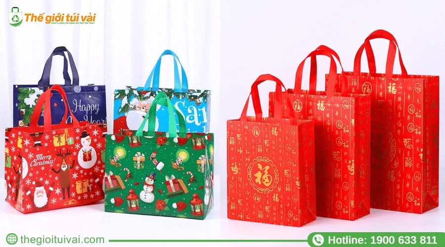 Màu sắc phổ biến khách hàng chọn lựa sản xuất túi vải đựng quà Màu sắc phổ biến khách hàng chọn lựa sản xuất túi vải đựng quà