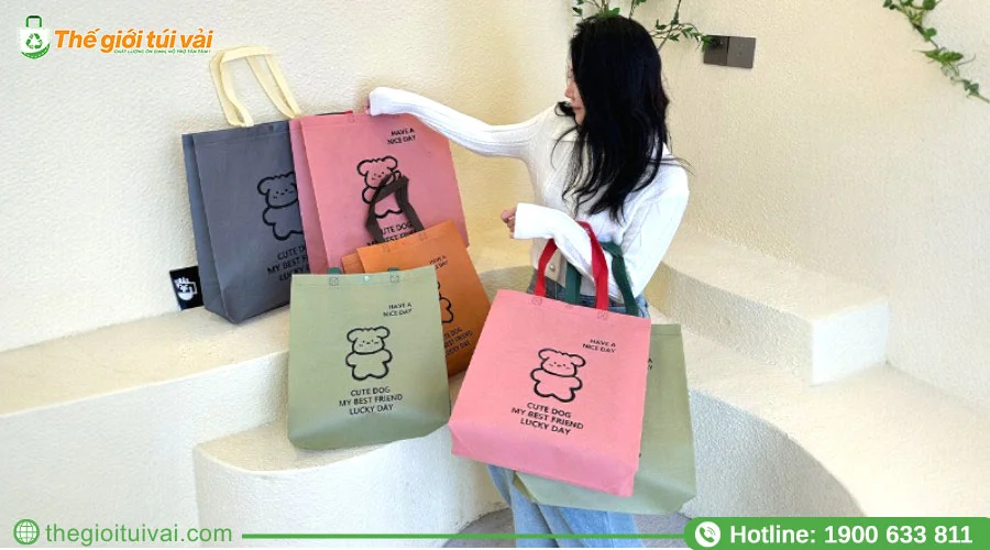 Mẫu túi đựng quần áo thiết kế họa tiết bắt mắt Mẫu túi đựng quần áo thiết kế họa tiết bắt mắt