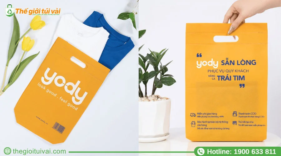 Túi vải đựng quần áo đục lỗ xoài đang phổ biến hiện nay Túi vải đựng quần áo đục lỗ xoài đang phổ biến hiện nay