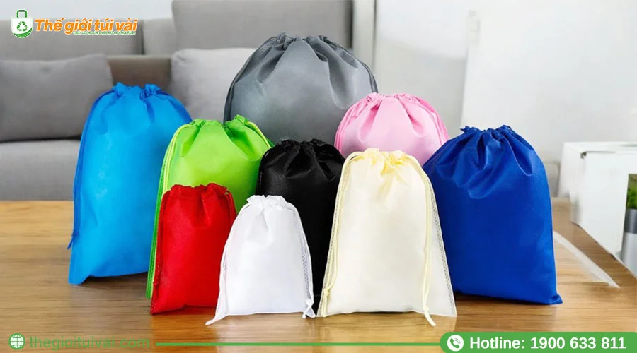 Túi rút vải không dệt với đầy đủ màu sắc cho quý khách lựa chọn Túi rút vải không dệt với đầy đủ màu sắc cho quý khách lựa chọn