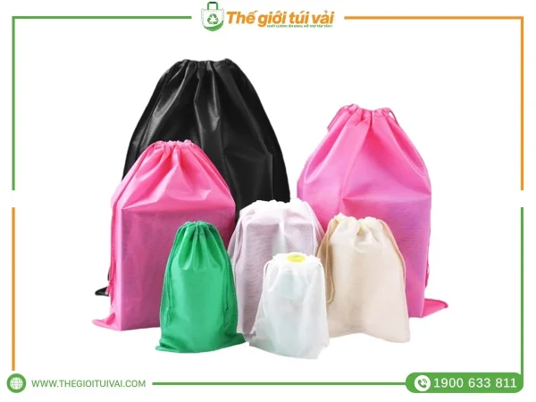 Túi vải không dệt dây rút gallery