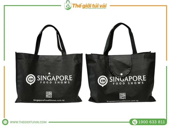 Túi vải không dệt gấp gọn gallery