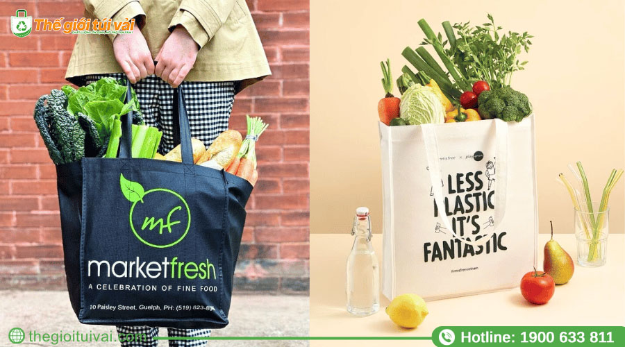 Dùng túi vải không dệt nâng cao giá trị thương hiệu, bảo vệ môi trường Dùng túi vải không dệt nâng cao giá trị thương hiệu, bảo vệ môi trường