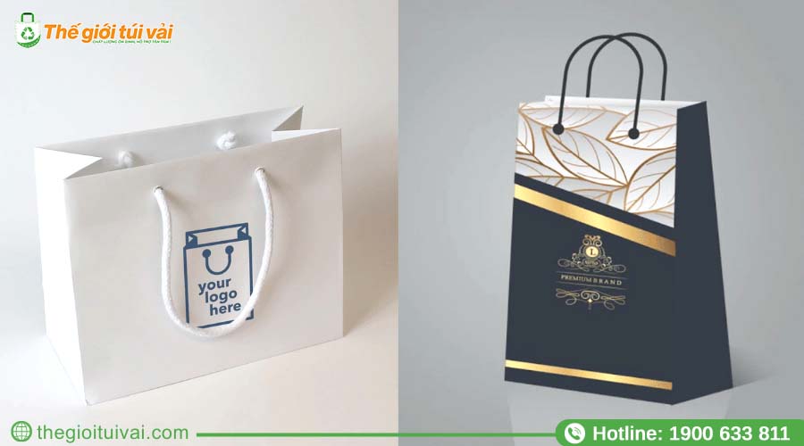 Túi giấy sang trọng, thiết kế tinh xảo Túi giấy sang trọng, thiết kế tinh xảo