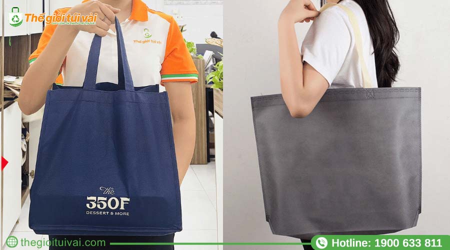 Túi vải không dệt thông thường, bề mặt mềm, nhẹ, dễ sử dụng Túi vải không dệt thông thường, bề mặt mềm, nhẹ, dễ sử dụng