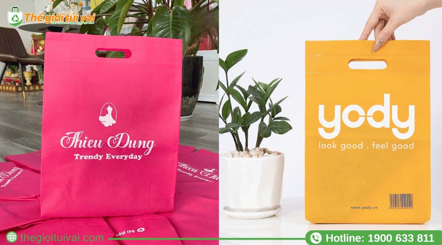 Túi vải không dệt thân thiện môi trường, có thể tái sử dụng nhiều lần Túi vải không dệt thân thiện môi trường, có thể tái sử dụng nhiều lần