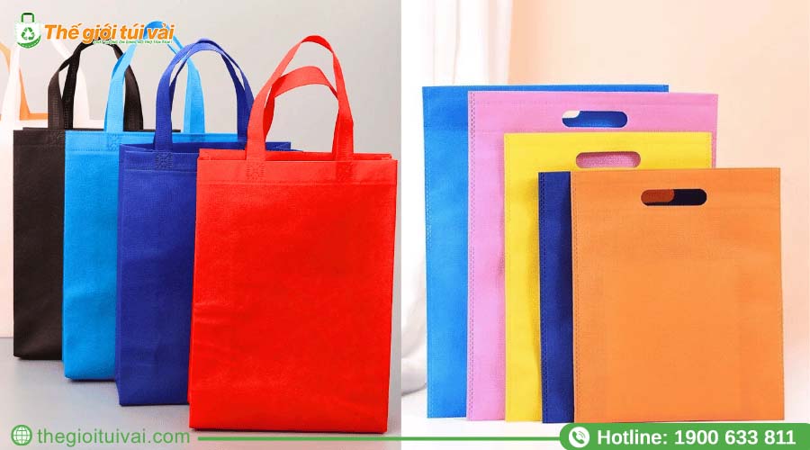 Đa dạng kiểu dáng, màu sắc túi vải không dệt chọn lựa Đa dạng kiểu dáng, màu sắc túi vải không dệt chọn lựa