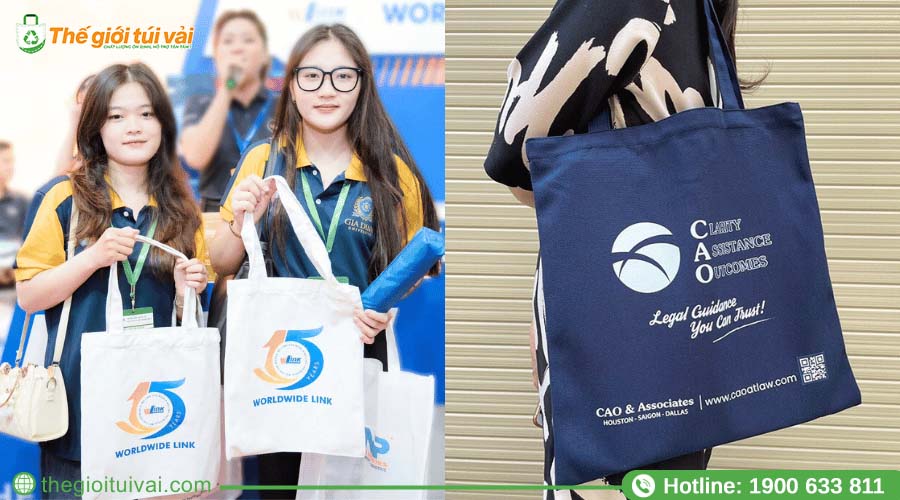 Túi vải canvas - Quà tặng nhập học được ưa chuộng hiện nay Túi vải canvas - Quà tặng nhập học được ưa chuộng hiện nay