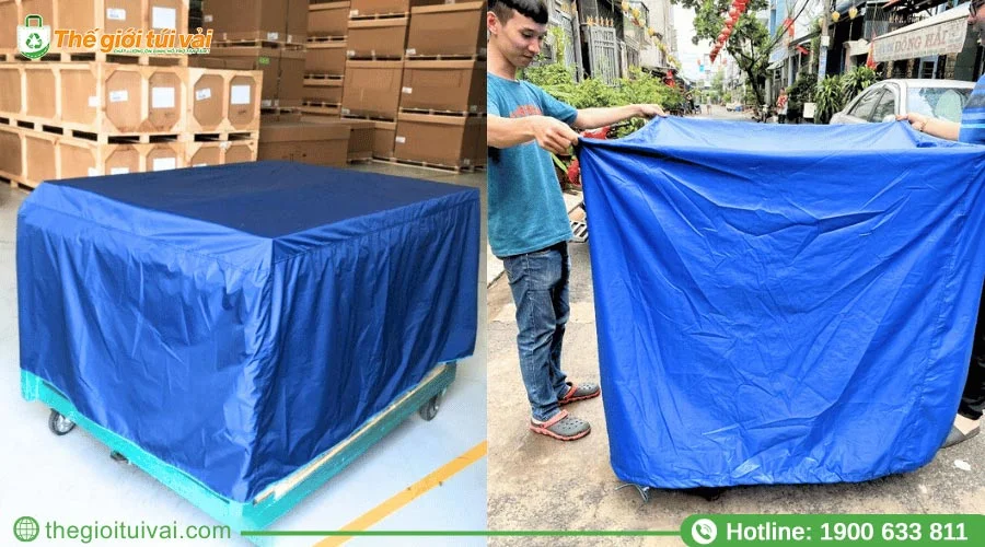 Túi vải trùm pallet giải pháp lý tưởng trong lĩnh vực logistics