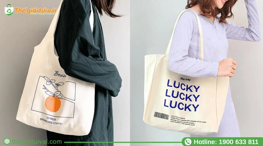 Túi xách canvas - phụ kiện thời trang giới trẻ ưa chuộng Túi xách canvas - phụ kiện thời trang giới trẻ ưa chuộng
