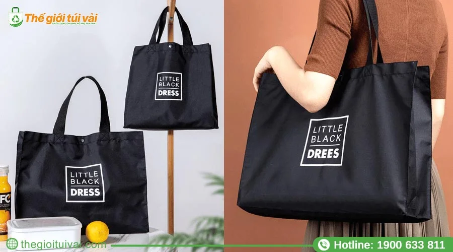 Kích thước phổ biến của túi xách nam, nữ vải dù Kích thước phổ biến của túi xách nam, nữ vải dù