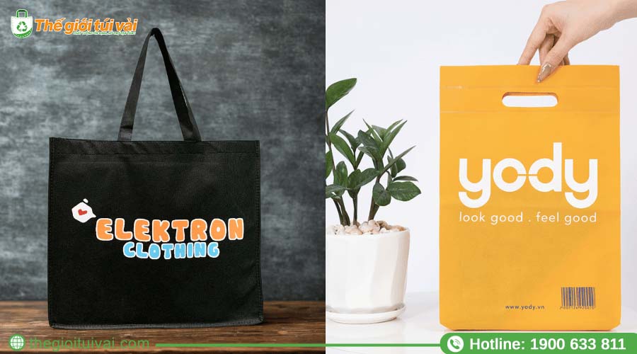 Mẫu kích thước túi vải không dệt phù hợp đựng quần áo Mẫu kích thước túi vải không dệt phù hợp đựng quần áo