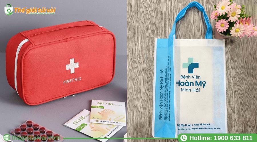 Túi vải không dệt đựng tài liệu và vật tư y tế trong bệnh viện Túi vải không dệt đựng tài liệu và vật tư y tế trong bệnh viện