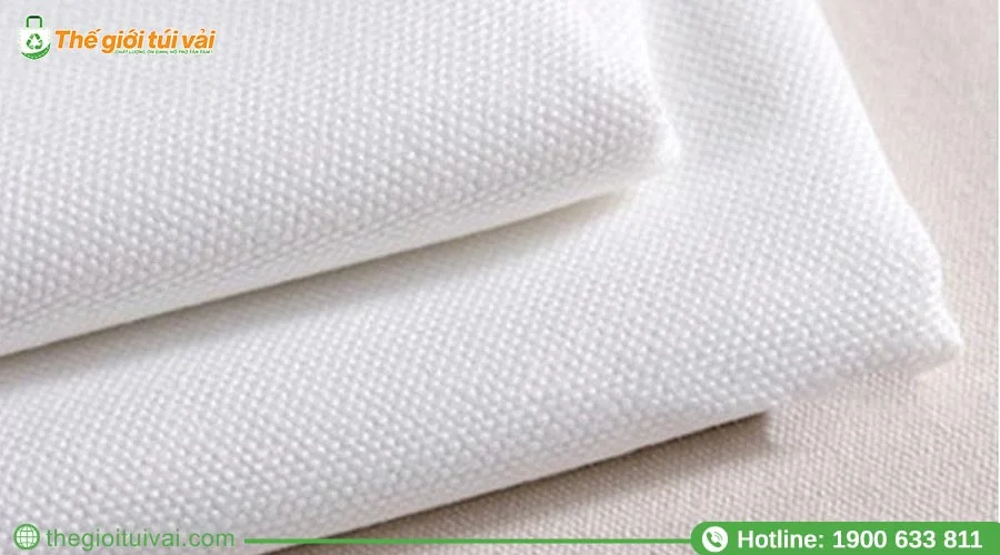 Vải bố trắng - màu sắc thông dụng thường được dùng
