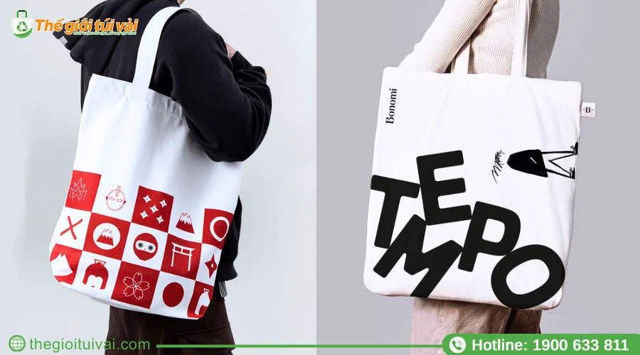 In vải bố canvas các hình ảnh họa tiết bắt mắt