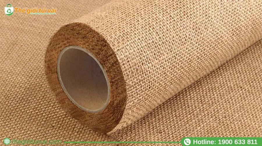 Màu nâu đặc trưng của vải sợi đay Màu nâu đặc trưng của vải sợi đay
