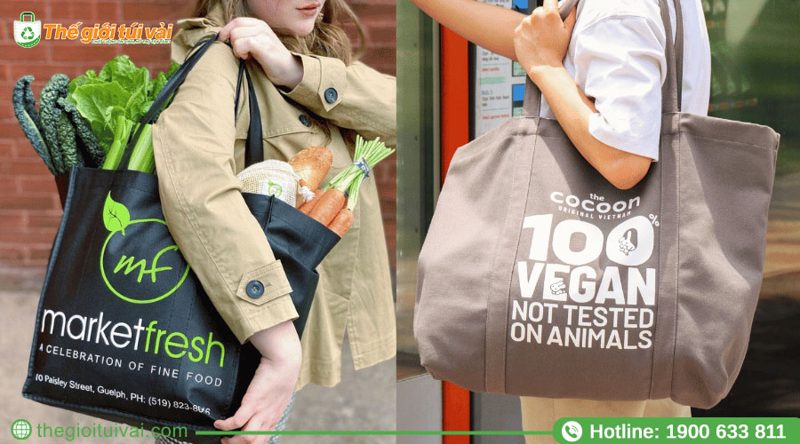 Túi vải in logo - Giải pháp quảng cáo hiệu quả, tiết kiệm Túi vải in logo - Giải pháp quảng cáo hiệu quả, tiết kiệm