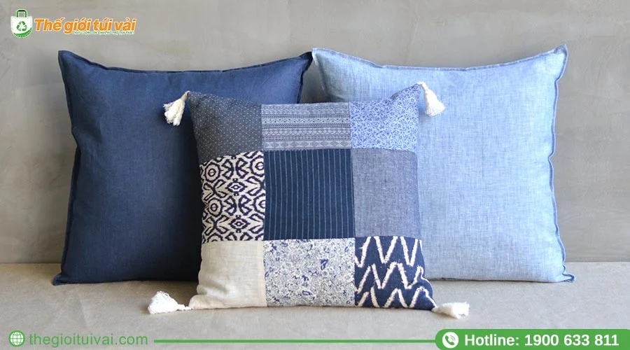 Vỏ gối làm từ vải cotton