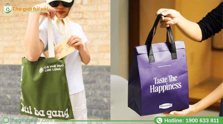 Túi vải thiết kế sáng tạo giúp nâng cao hiệu quả thương hiệu Túi vải thiết kế sáng tạo giúp nâng cao hiệu quả thương hiệu