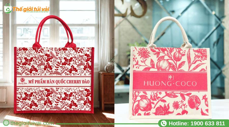 Các mẫu túi vải đay phong cách sang trọng, tinh tế Các mẫu túi vải đay phong cách sang trọng, tinh tế