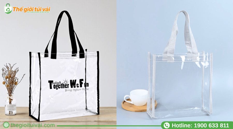 Mẫu túi PVC trong suốt tiêu chuẩn
