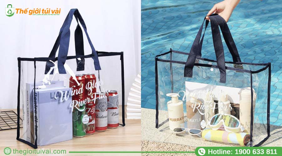 Túi nhựa PVC trong suốt là lựa chọn thu hút cho mọi sản phẩm trưng bày